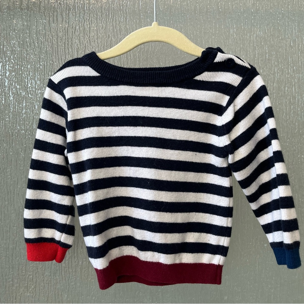 Jacadi Paris toddler boys sweater size 18 mon